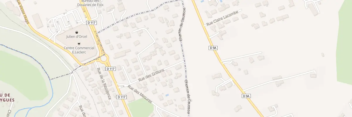 Plan du 29 Rue des Grillons à Montgailhard