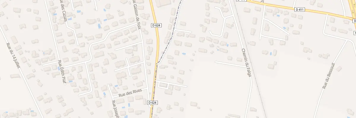 Plan du 5 Rue des Jardins à Verniolle