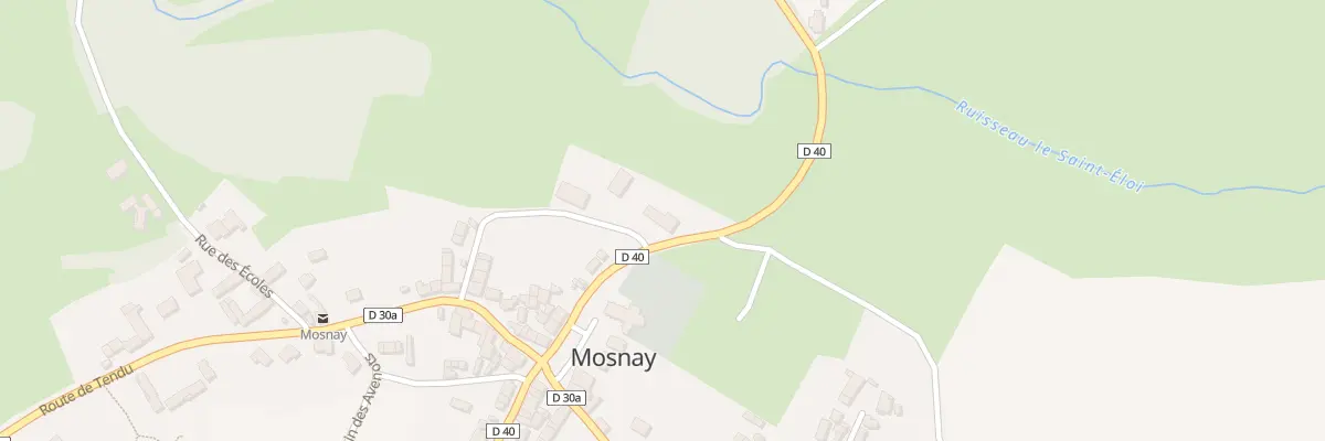Plan du 7 Pl de l’Église à Mosnay