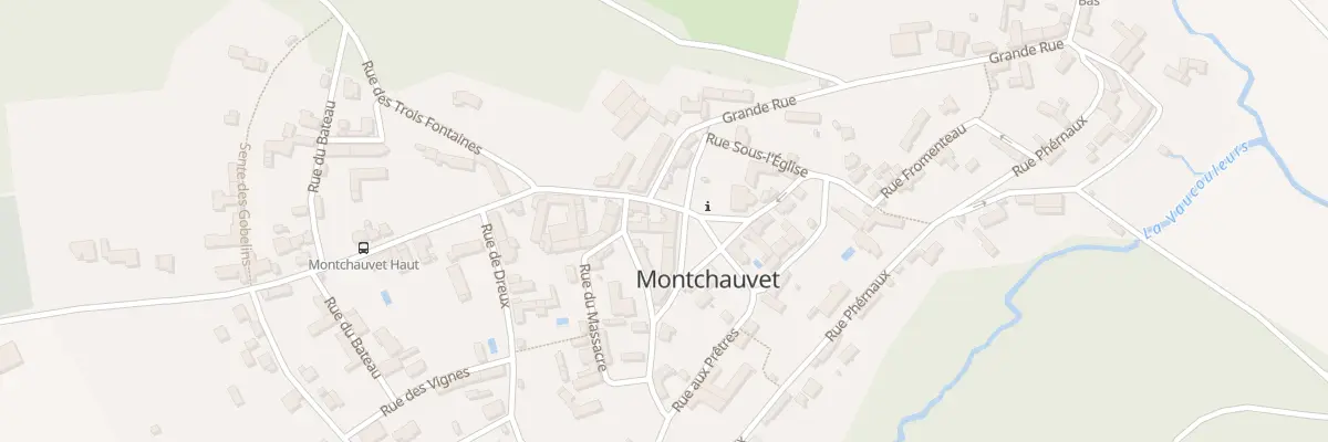 Plan du 2 Pl de l’Eglise à Montchauvet