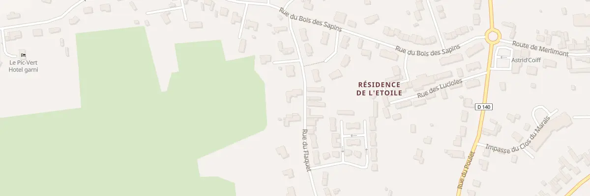 Plan du 122 Rue du Flaquet à Rang-du-Fliers