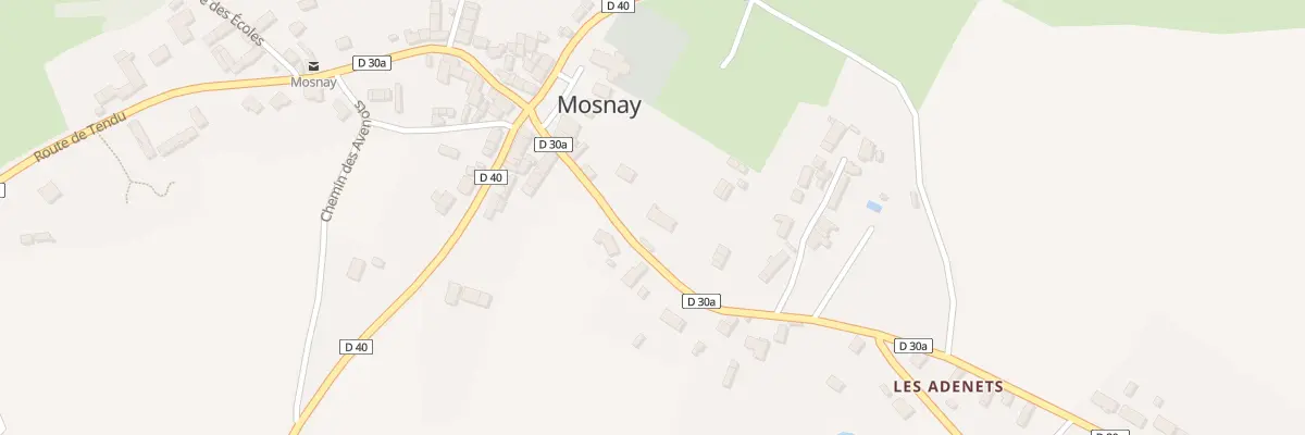 Plan du 5 Rue des Adenets à Mosnay