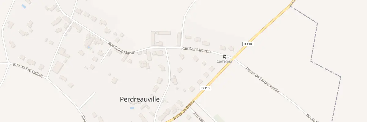 Plan du 5 Rue Saint Martin à Perdreauville