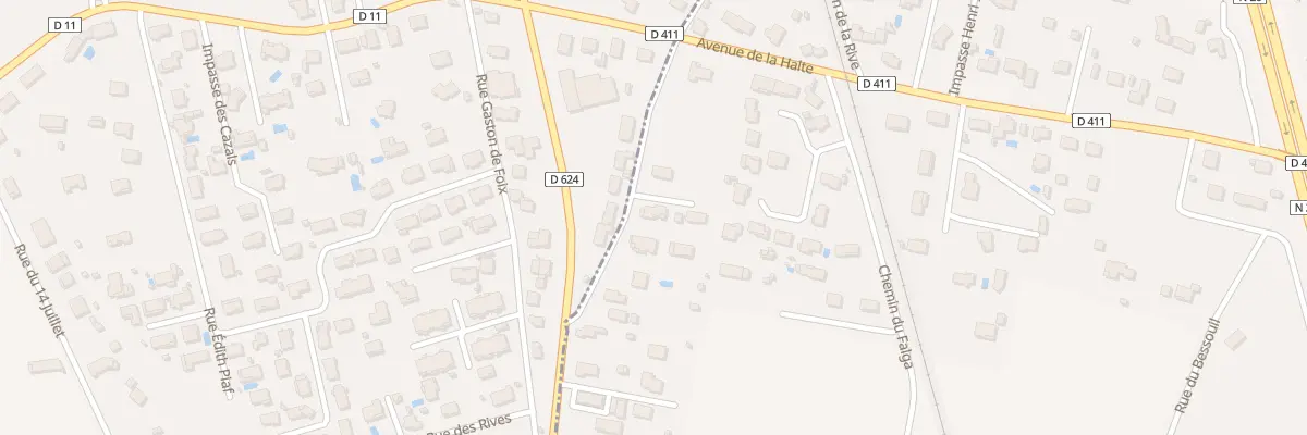Plan du 3C Rue des Jardins à Verniolle