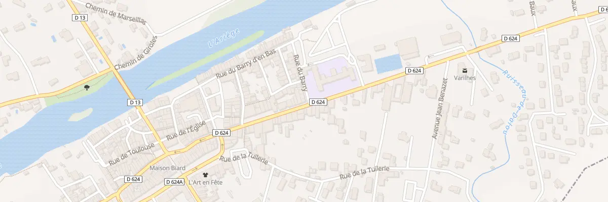 Plan du 27 Av du Huit Mai 1945 à Varilhes