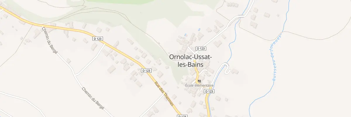 Plan du 5 Pl du Barry d’En Bas à Ornolac-Ussat-les-Bains