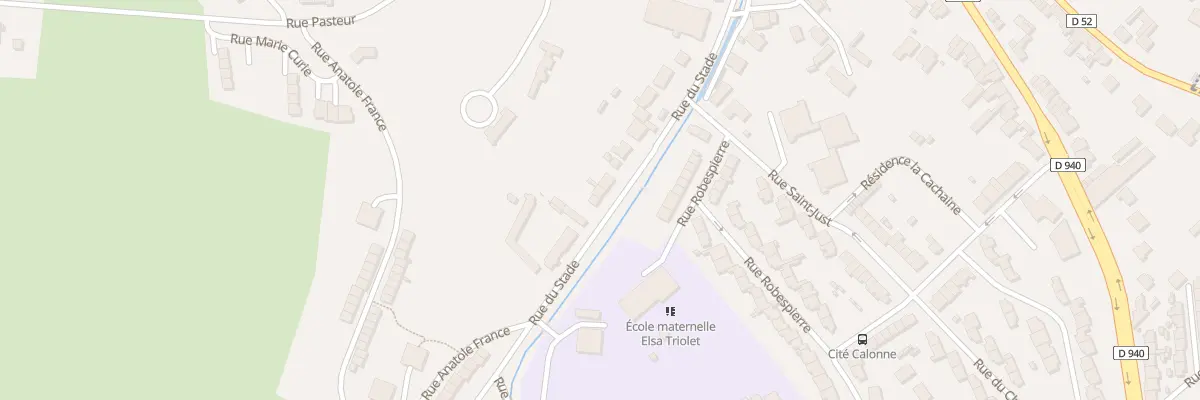 Plan du 14 Rue du Stade à Saint-Étienne-au-Mont