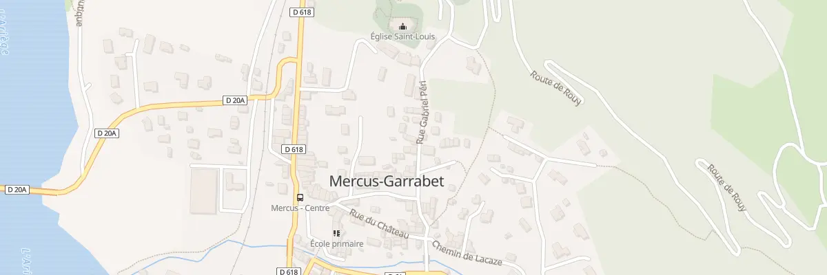 Plan du 16 Rue Gabriel Péri à Mercus-Garrabet