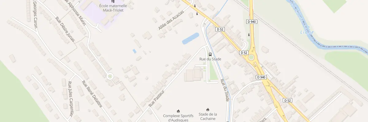 Plan du 6 Rue Pasteur à Saint-Étienne-au-Mont