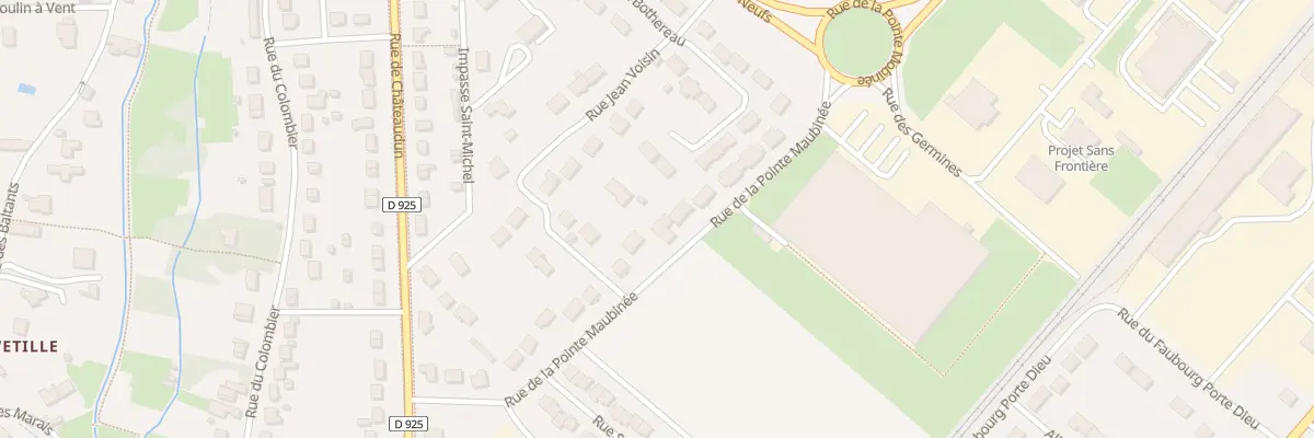 Plan du 17 Rue de la Pointe Maubinée à Beaugency