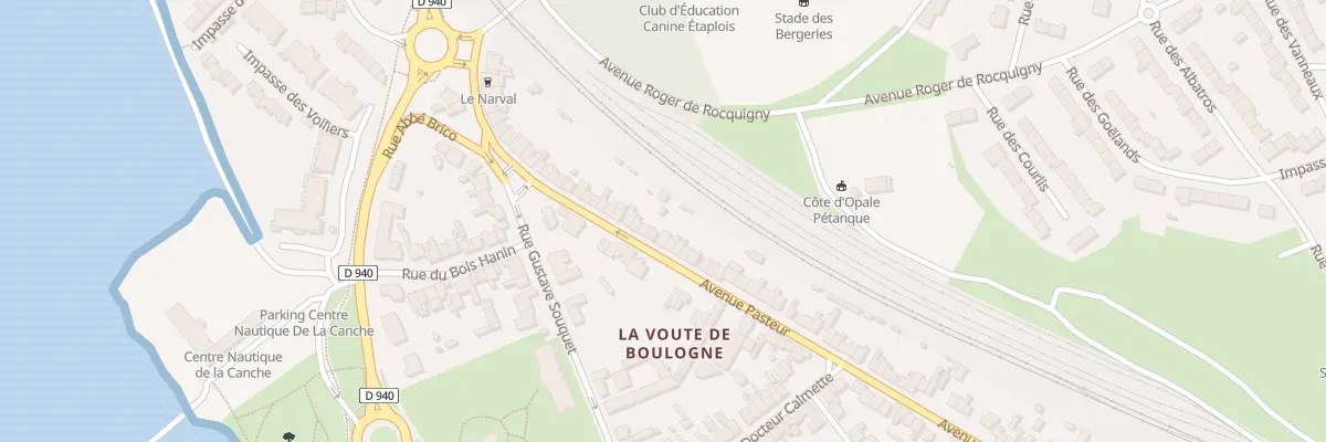 Plan du 156 Av Pasteur à Étaples