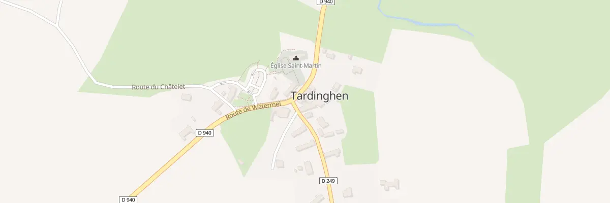 Plan du 6 Rte de la Motte au Bourg à Tardinghen