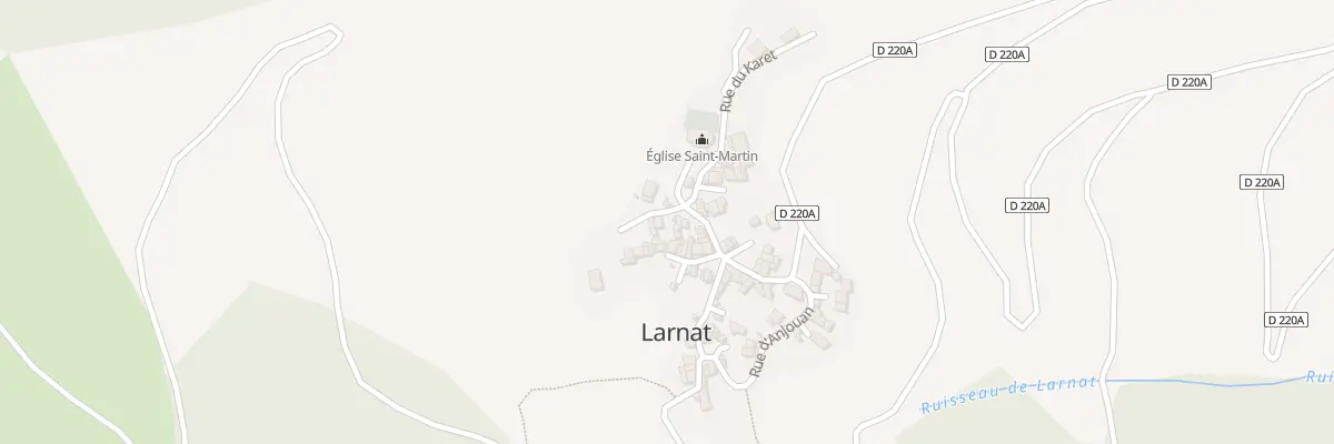 Plan du 11 Le Village à Larnat