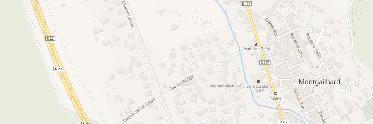 Plan du 30 Rue de l’Ariège à Montgailhard