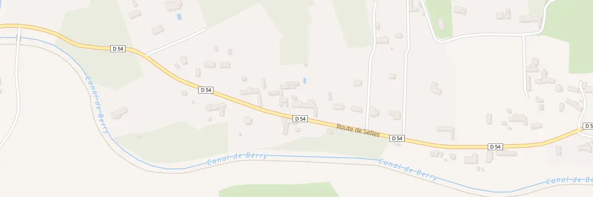 Plan du 98 Rte de Selles à Gièvres