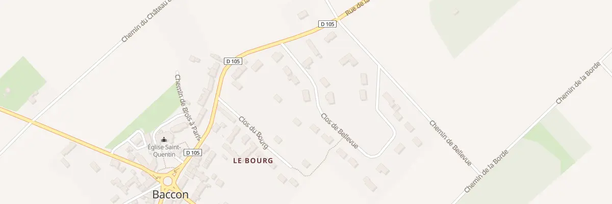 Plan du 72 Clos de Bellevue à Baccon