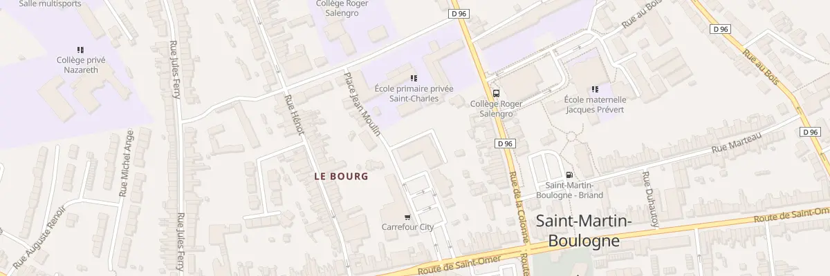 Plan du 30 Pl Jean Moulin à Saint-Martin-Boulogne