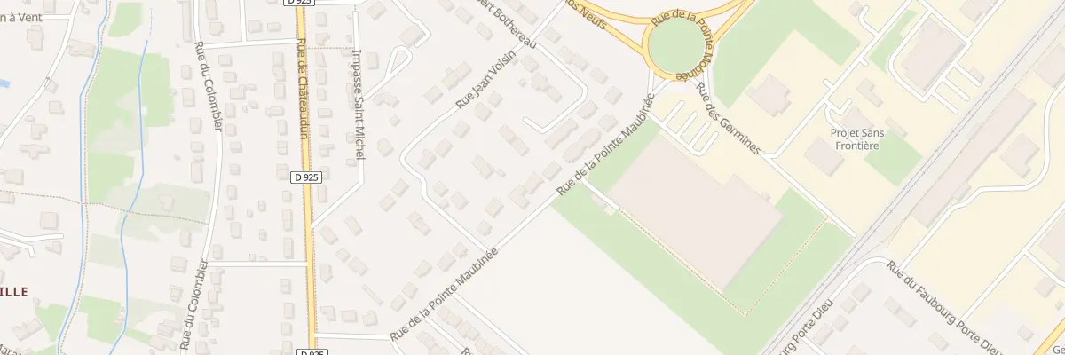 Plan du 19 Rue de la Pointe Maubinée à Beaugency