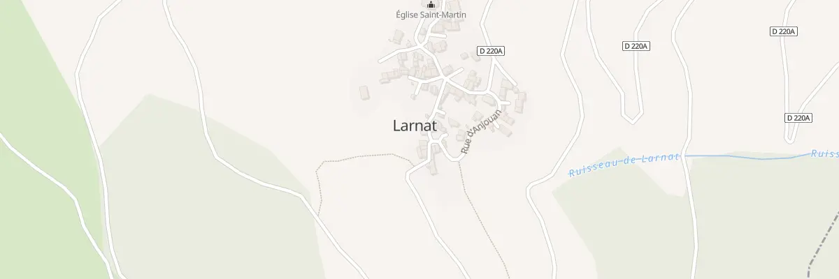 Plan du 4 Le Village à Larnat