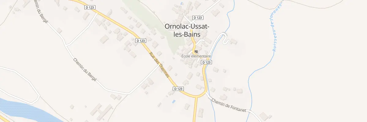 Plan du 3 Qua d’En Cabales à Ornolac-Ussat-les-Bains