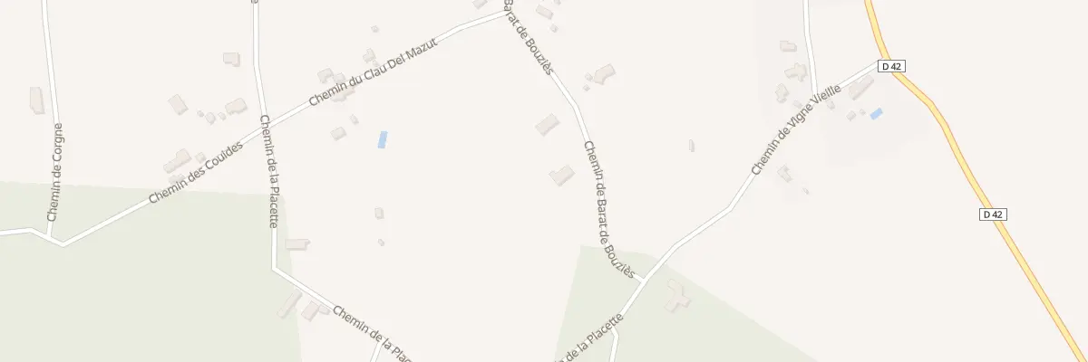 Plan du 5175F Barat de Bouzies à Escamps