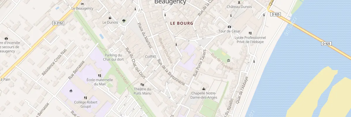 Plan du 3 Rue de la Poterie à Beaugency
