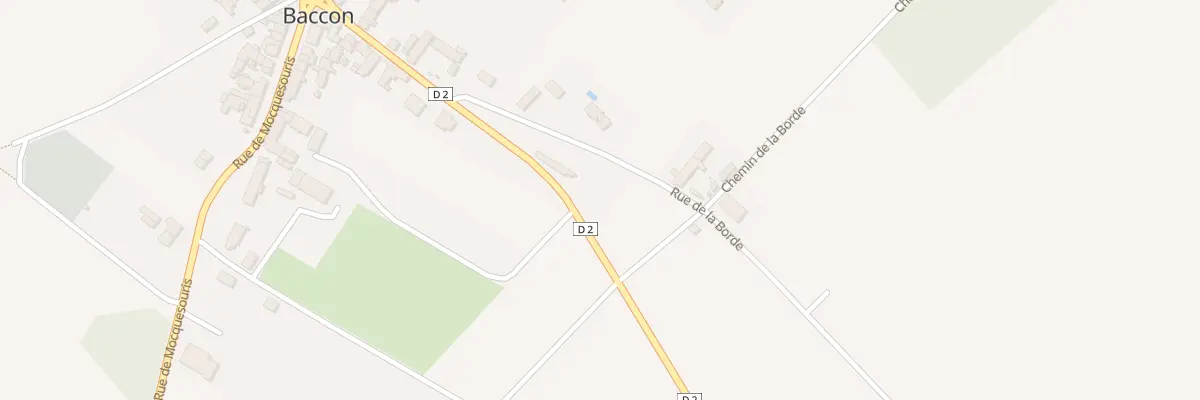 Plan du 178 Rue de la Borde à Baccon