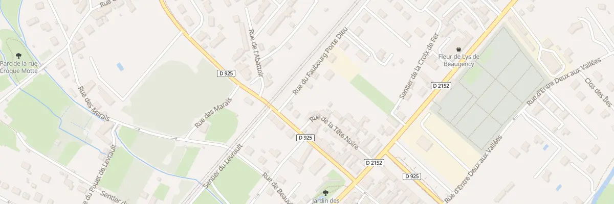 Plan du 18 Rue de Chateaudun à Beaugency