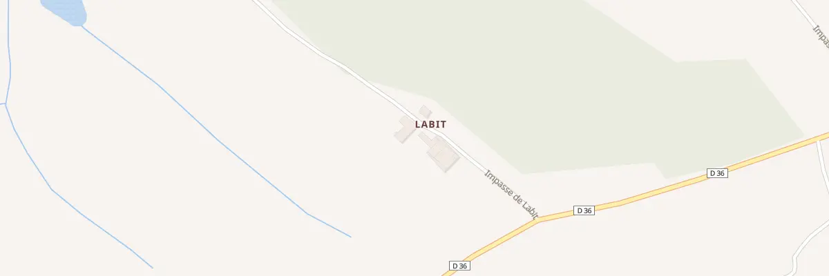 Plan du 175 Imp de Labit à Montgaillard
