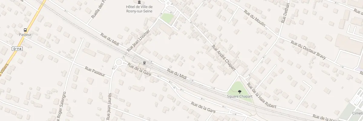 Plan du 33 Rue du Midi à Rosny-sur-Seine