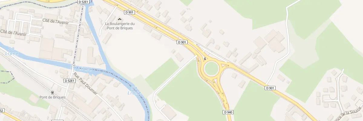 Plan du 50 Rte Nationale à Isques