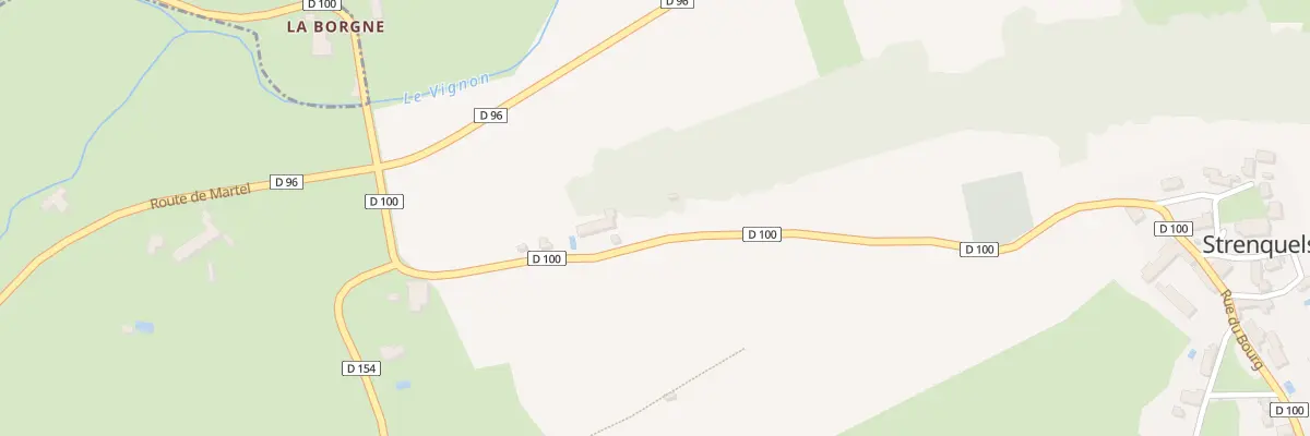 Plan du 5135 Aux Issartous à Strenquels