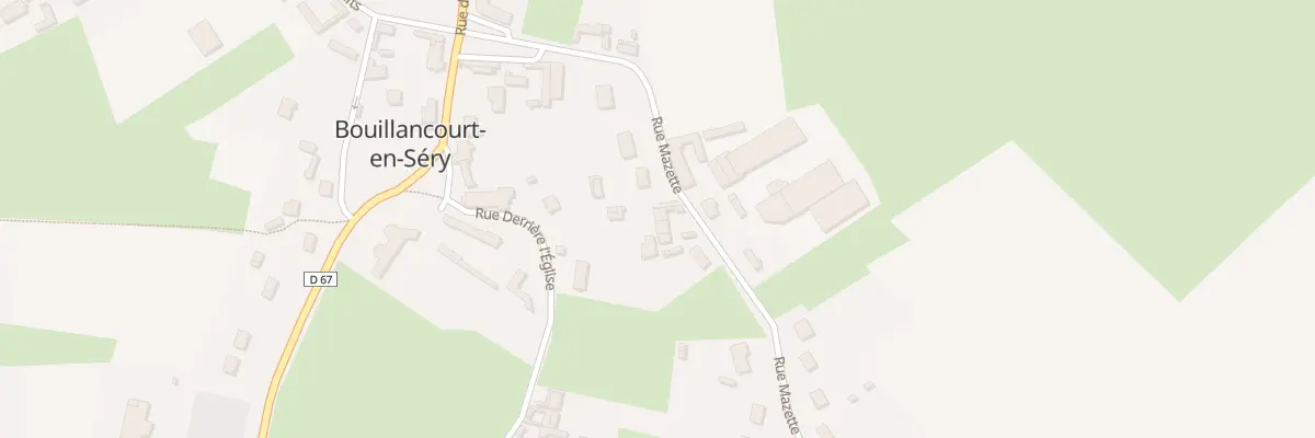 Plan du 5 Rue Mazette à Bouillancourt-en-Séry