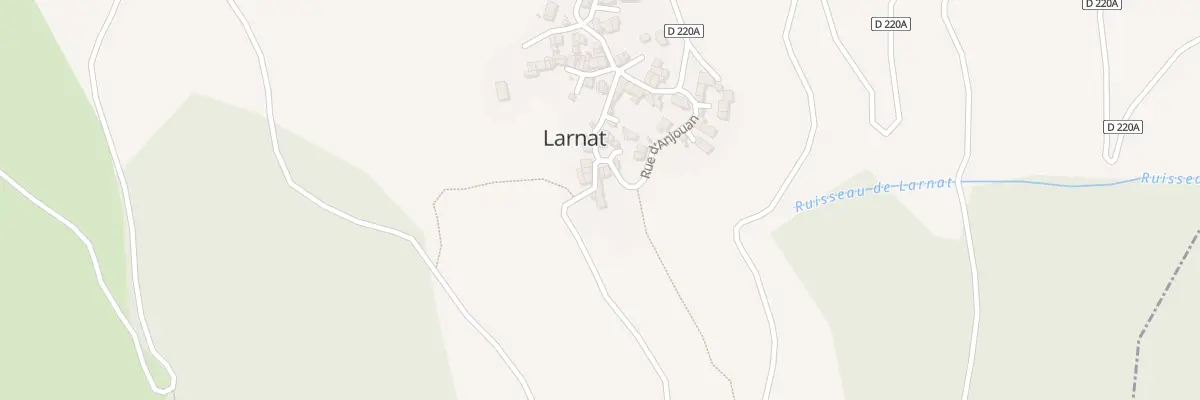 Plan du 1 Le Village à Larnat