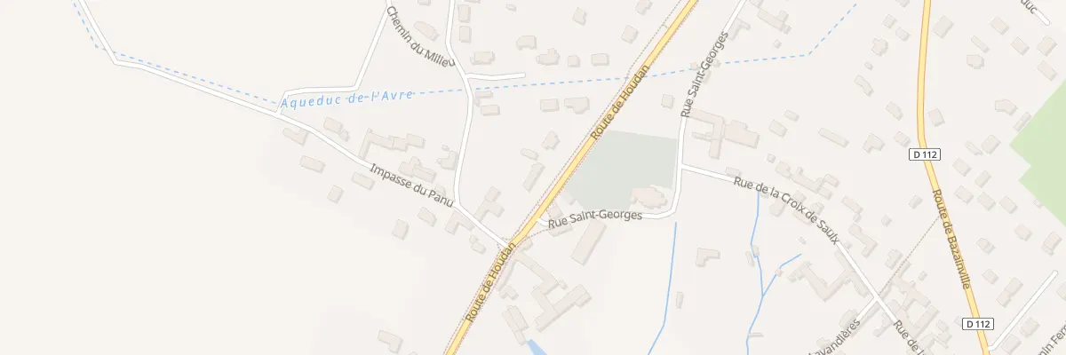 Plan du 58 Rte de Houdan à Richebourg