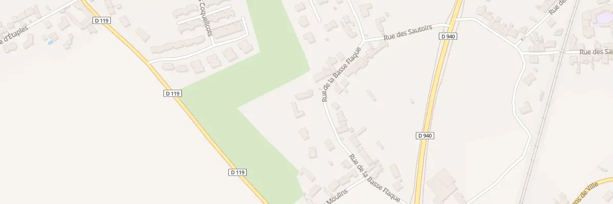 Plan du 80 Rue de la Basse Flaque à Neufchâtel-Hardelot