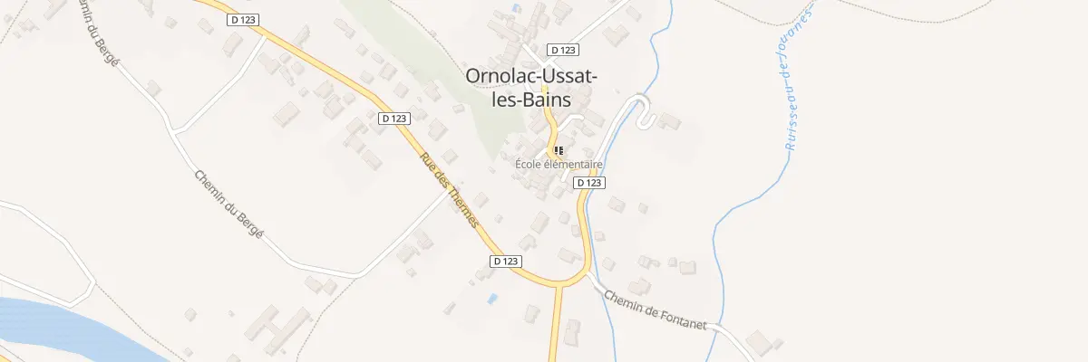 Plan du 2 Qua de Magnaou à Ornolac-Ussat-les-Bains
