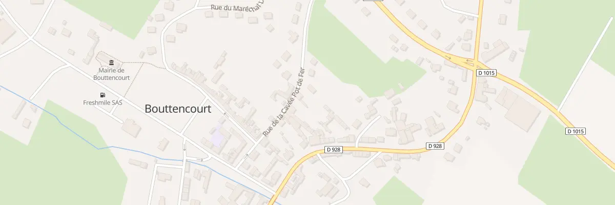Plan du 15 Rue de la Cavée Pot de Fer à Bouttencourt