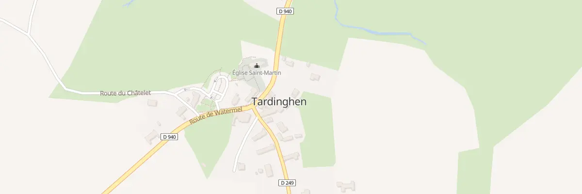 Plan du 46 Rte de la Motte au Bourg à Tardinghen