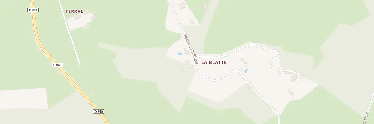 Plan du 5056 La Blatte à Montvalent
