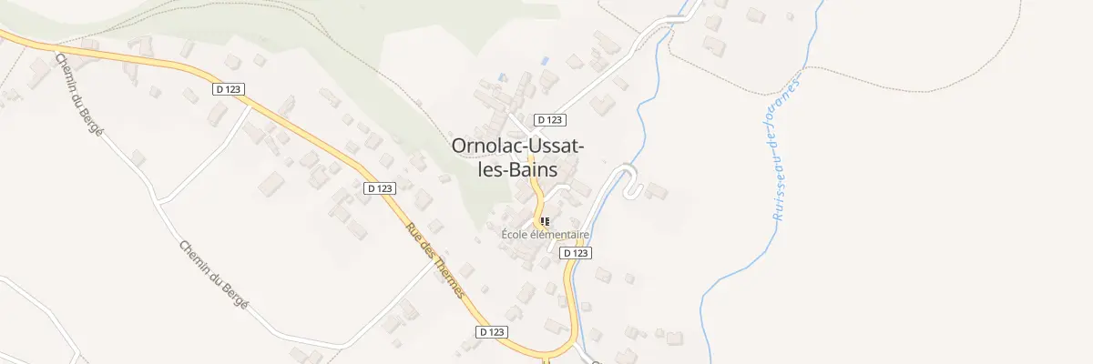 Plan du 10 Rue de la Mairie à Ornolac-Ussat-les-Bains