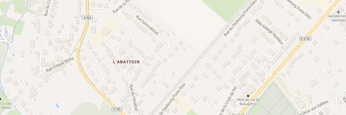 Plan du 20 Rue de Saint Michel à Beaugency