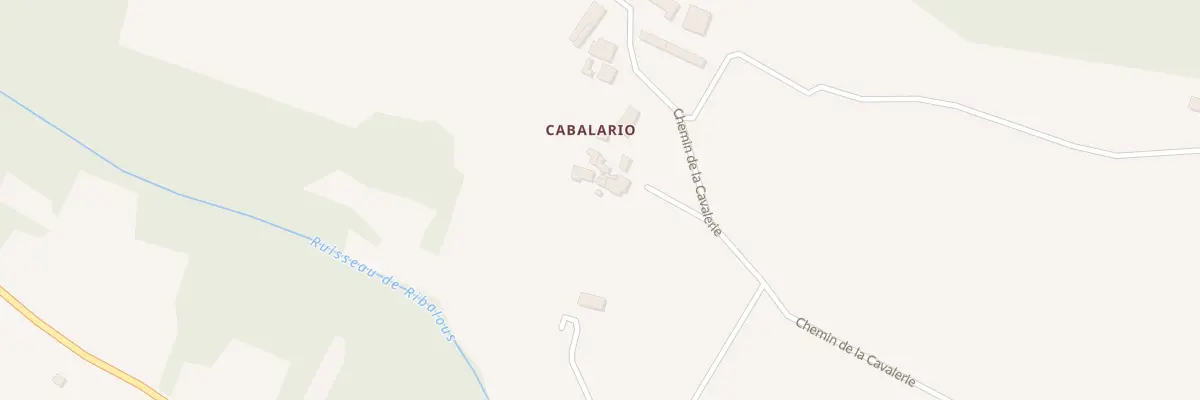Plan du 91 Imp de la Cavalerie à Bruniquel