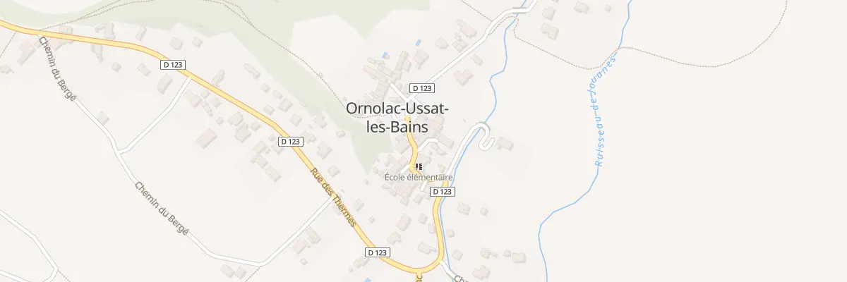 Plan du 1 Imp de l’Ecole à Ornolac-Ussat-les-Bains