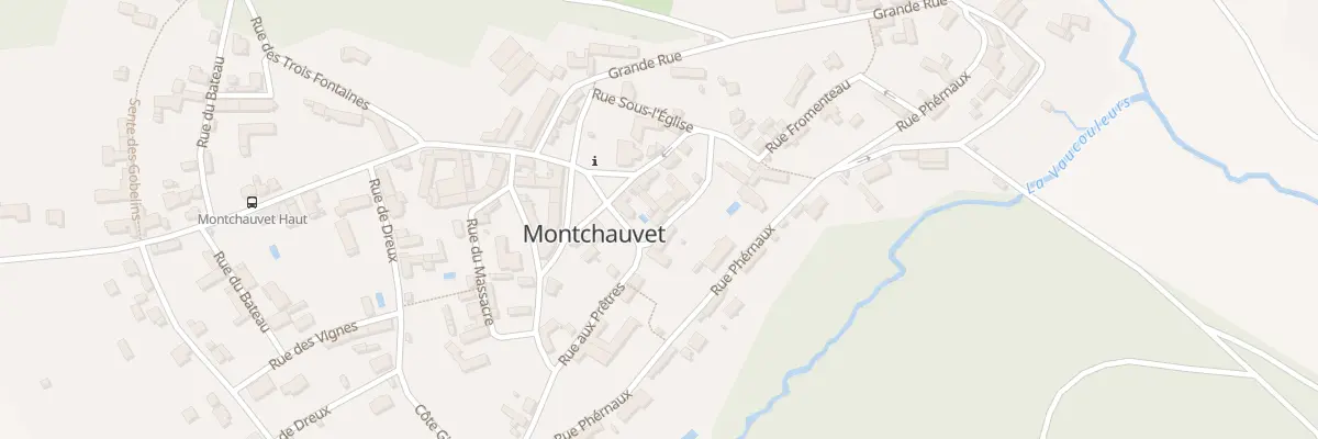 Plan du 1 Sen du Prieur à Montchauvet