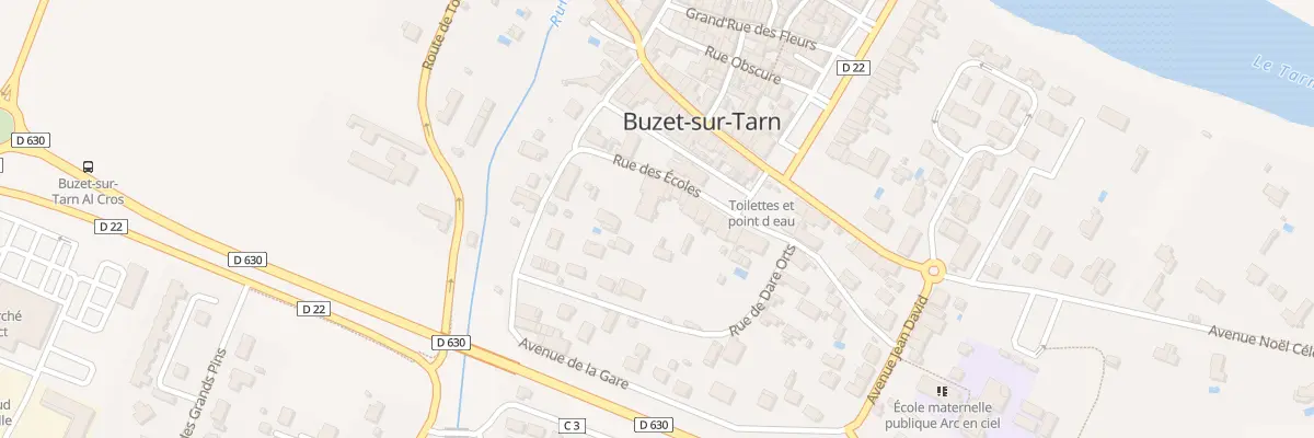 Plan du 64 Rue des Ecoles à Buzet-sur-Tarn