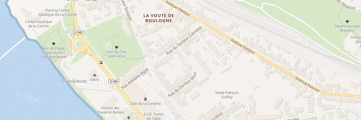 Plan du 11 Rue du Docteur Curie à Étaples