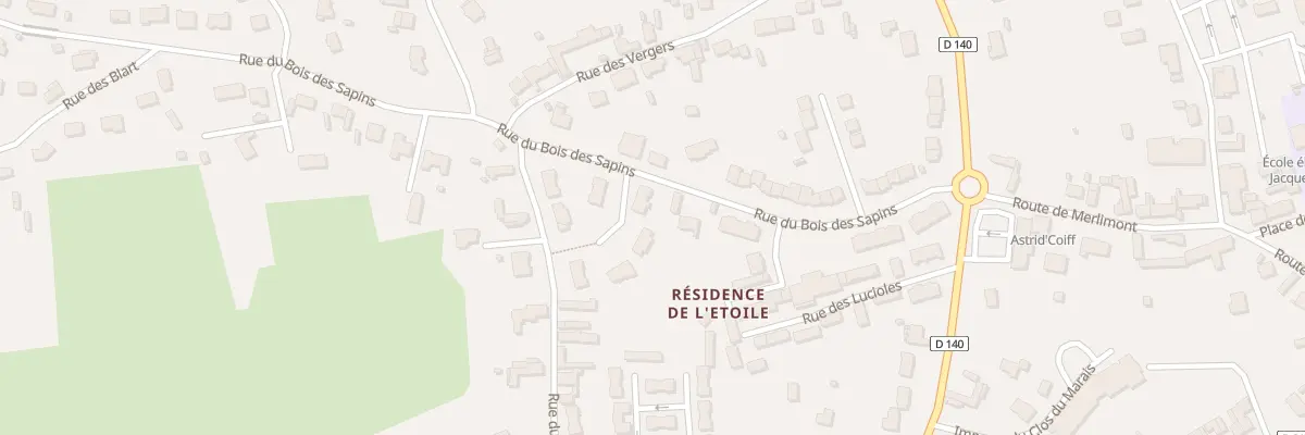 Plan du 2 Rue Marius Broussier à Rang-du-Fliers