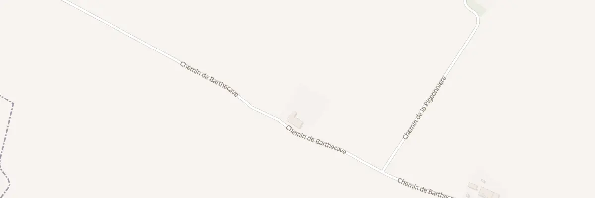 Plan du 1277 Che de Barthecave à Préserville