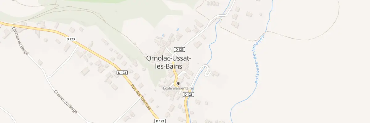 Plan du 3 Qua de Betanie à Ornolac-Ussat-les-Bains
